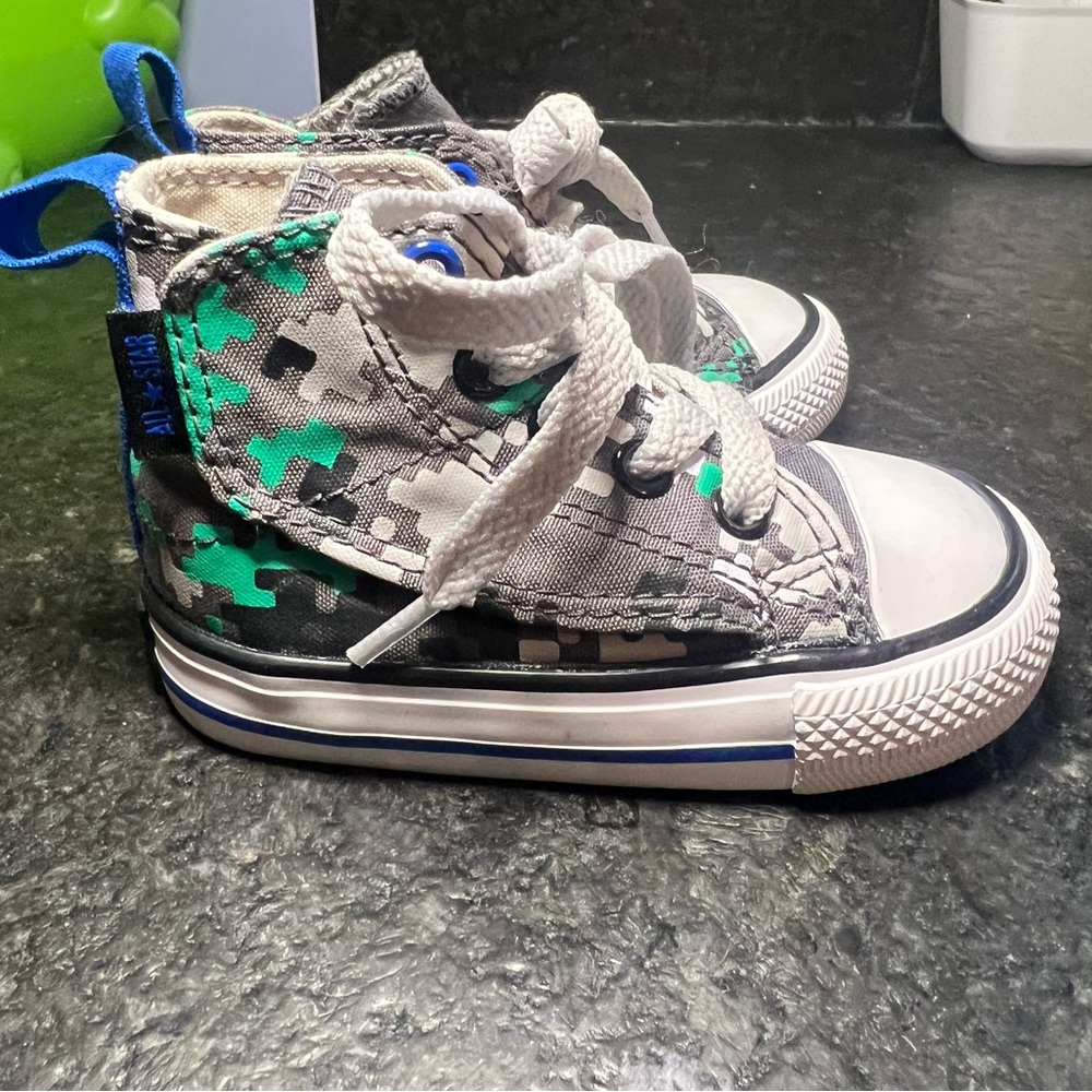 Toddler Digi Camo Converse High Tops